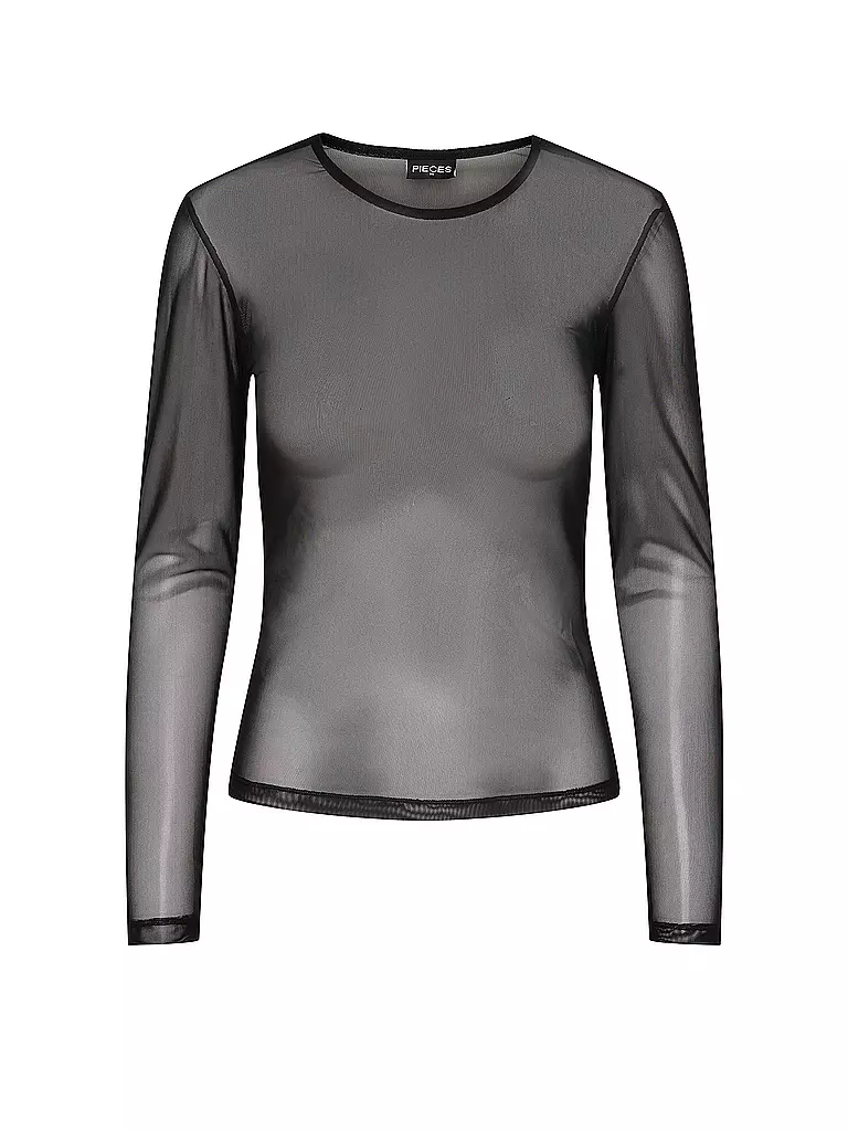 PIECES Langarmshirt PCNINNI schwarz