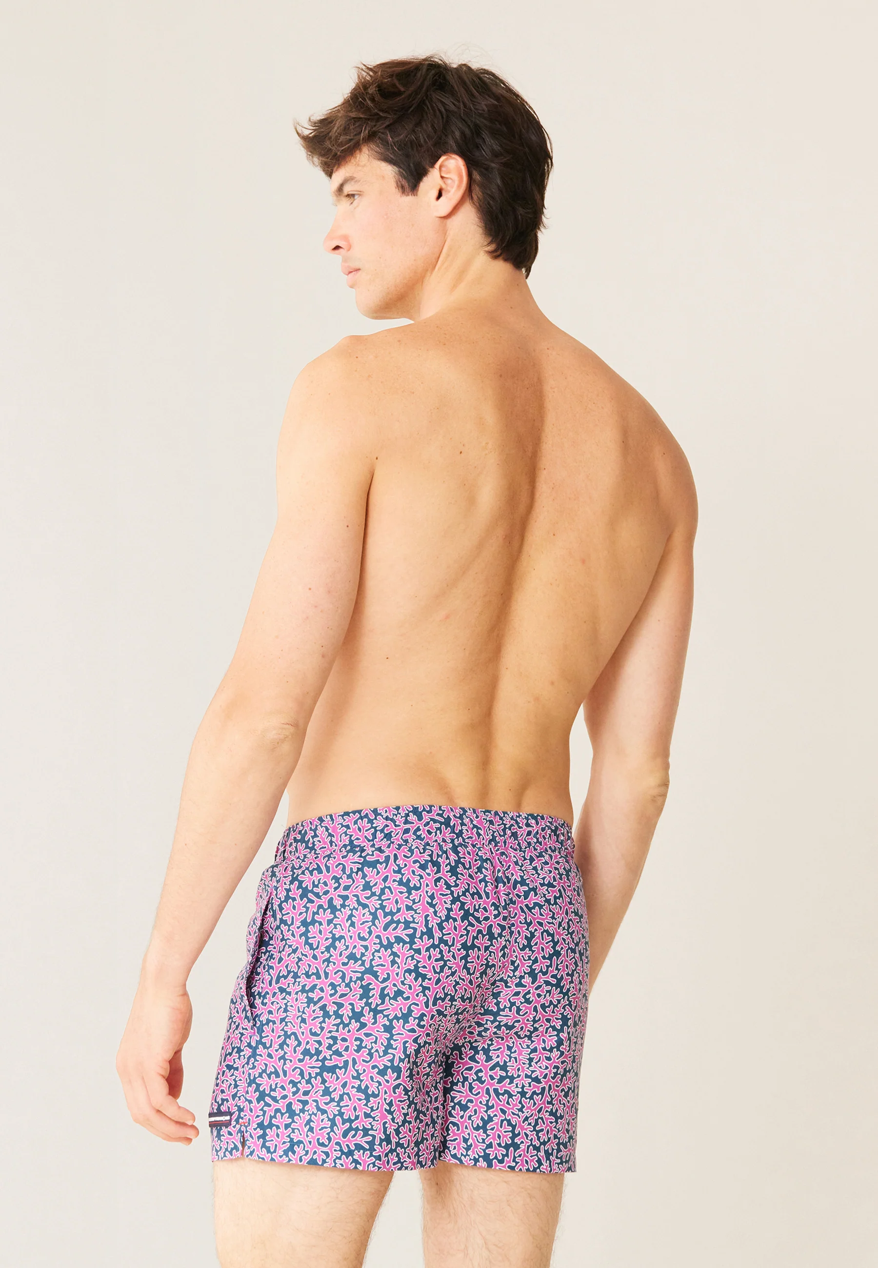 Short de bain court-Liamone Fleurs