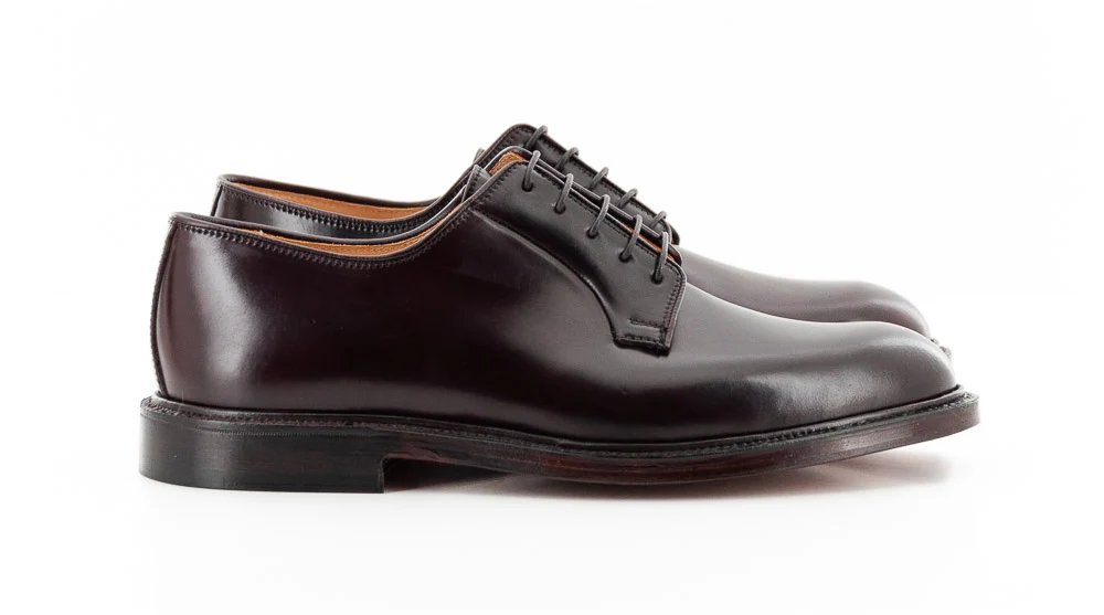 CROCKETT AND JONES - LANARK 3 CORDOVAN BURGUNDY