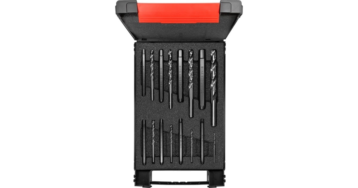 WihaSchroevenuitdraaierset  (Zeskant 17-delig met spiraalboren incl. box)