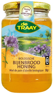 De Traay Bijenbrood Honing Biologisch 350GR