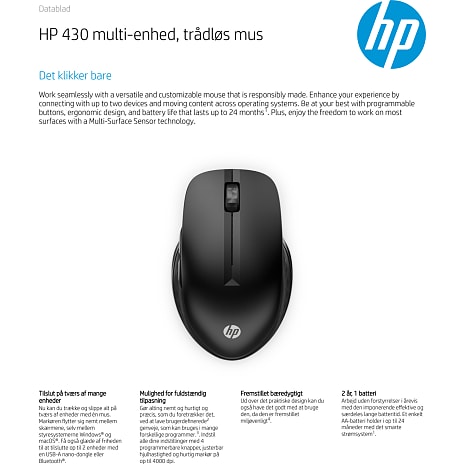 HP 430 multi Device trådløs mus