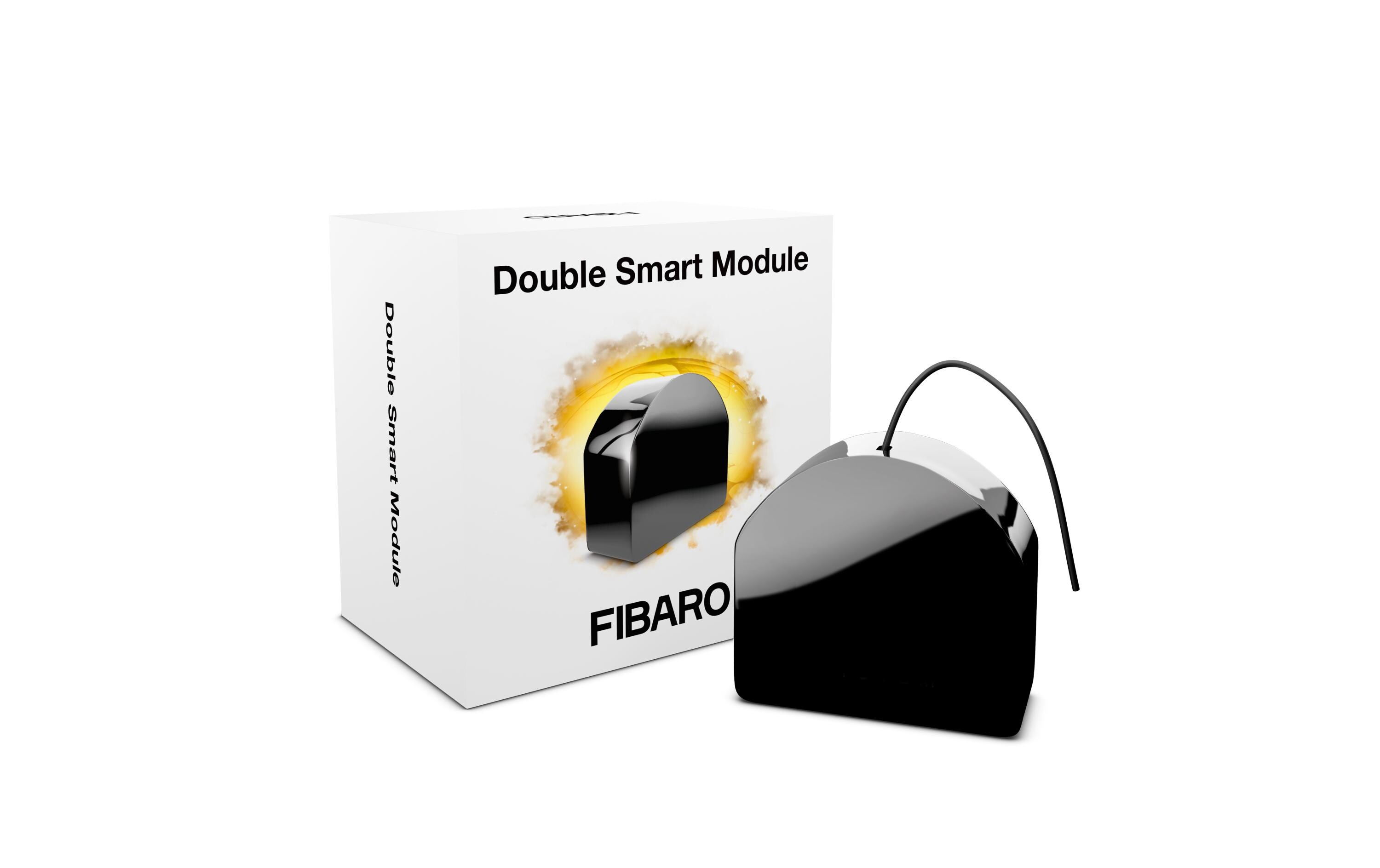 Double Smart Module Z-Wave+Z-Wave Schaltaktor potentialfrei mit Taster-/Schaltereingang 2-fach
