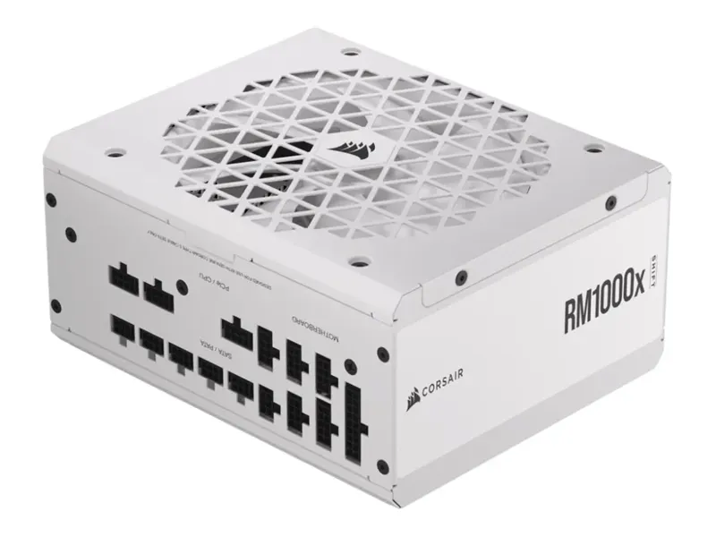 CORSAIR RMx Series RM1000X SHIFT - Strømforsyning (intern) - ATX12V 3.0/ EPS12V 2.92 - 80 PLUS Gold - AC 100-240 V - 1000 Watt - hvid