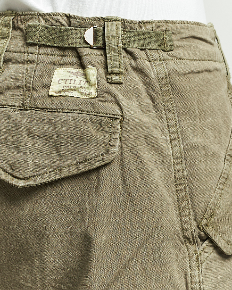 Polo Ralph Lauren Slub Canvas Cargo Pants Outdoors Olive