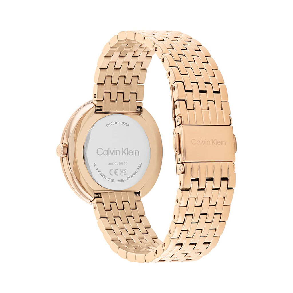 Montre Calvin Klein Twisted Bezel Blanc
