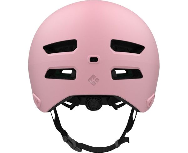 Lazer Maze Junior Kineticore Green Buckle Cykelhjelm, Matte Nordic Pink