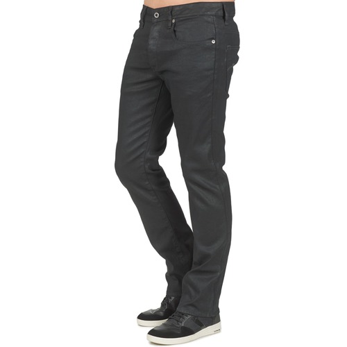 G-Star Raw - 3302 STRAIGHT STRETCH - Noir