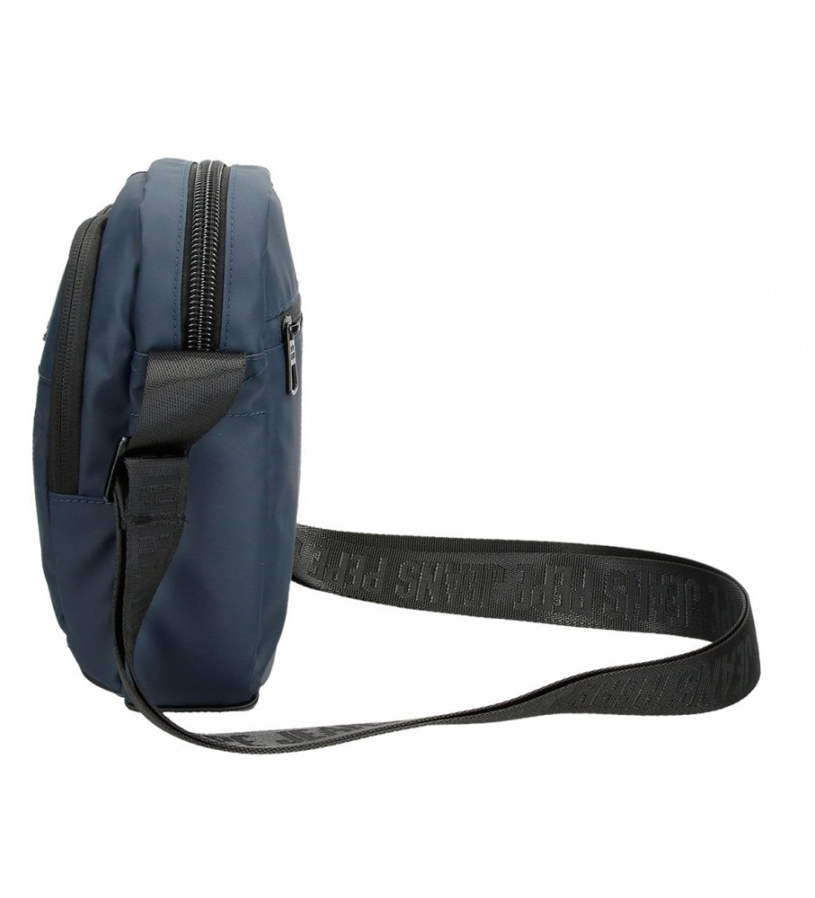 Bolsa de ombro azul marinho Pepe Jeans Hoxton