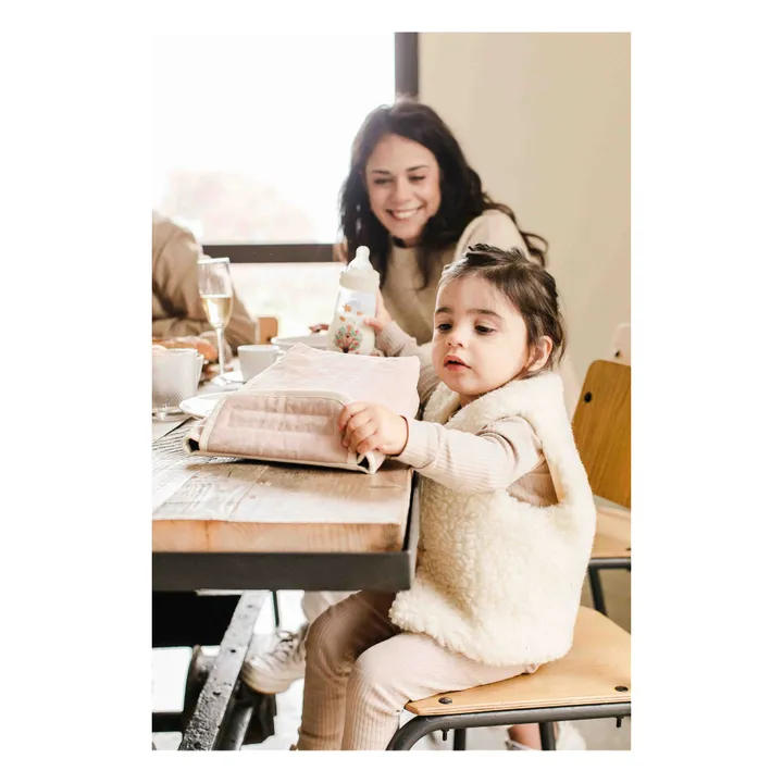 Adorna Lunch bag isotherme en lin | Rose