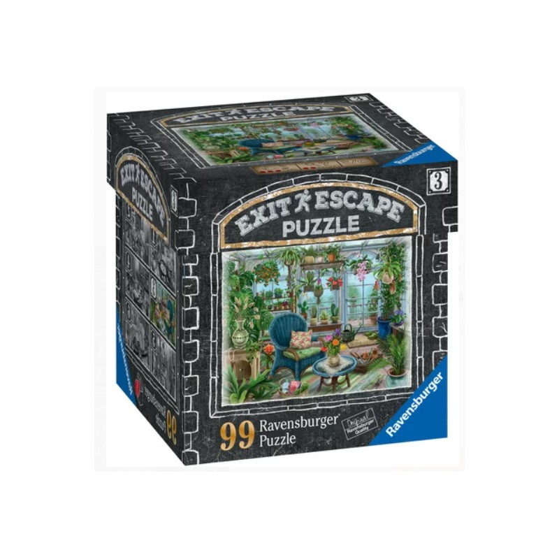Escape Puzzle 99 pièces : Le Jardin d'hiver du Manoir