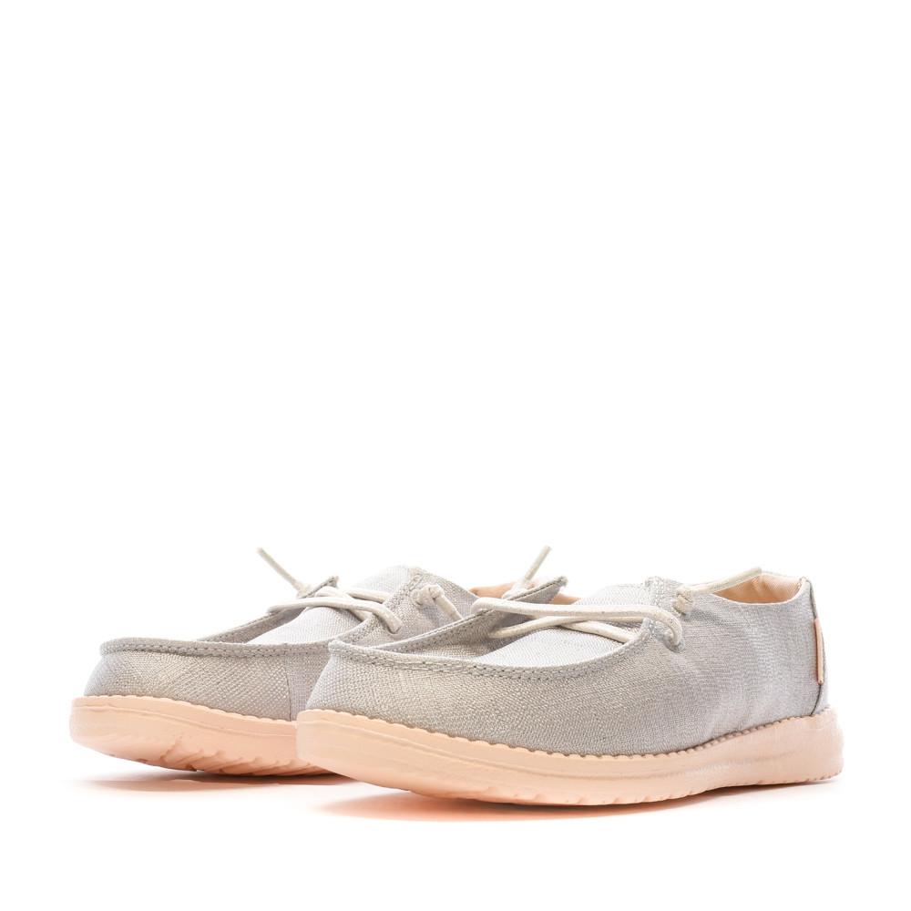 Hey Dude Chaussures Argentés Fille Hey Dude Wendy