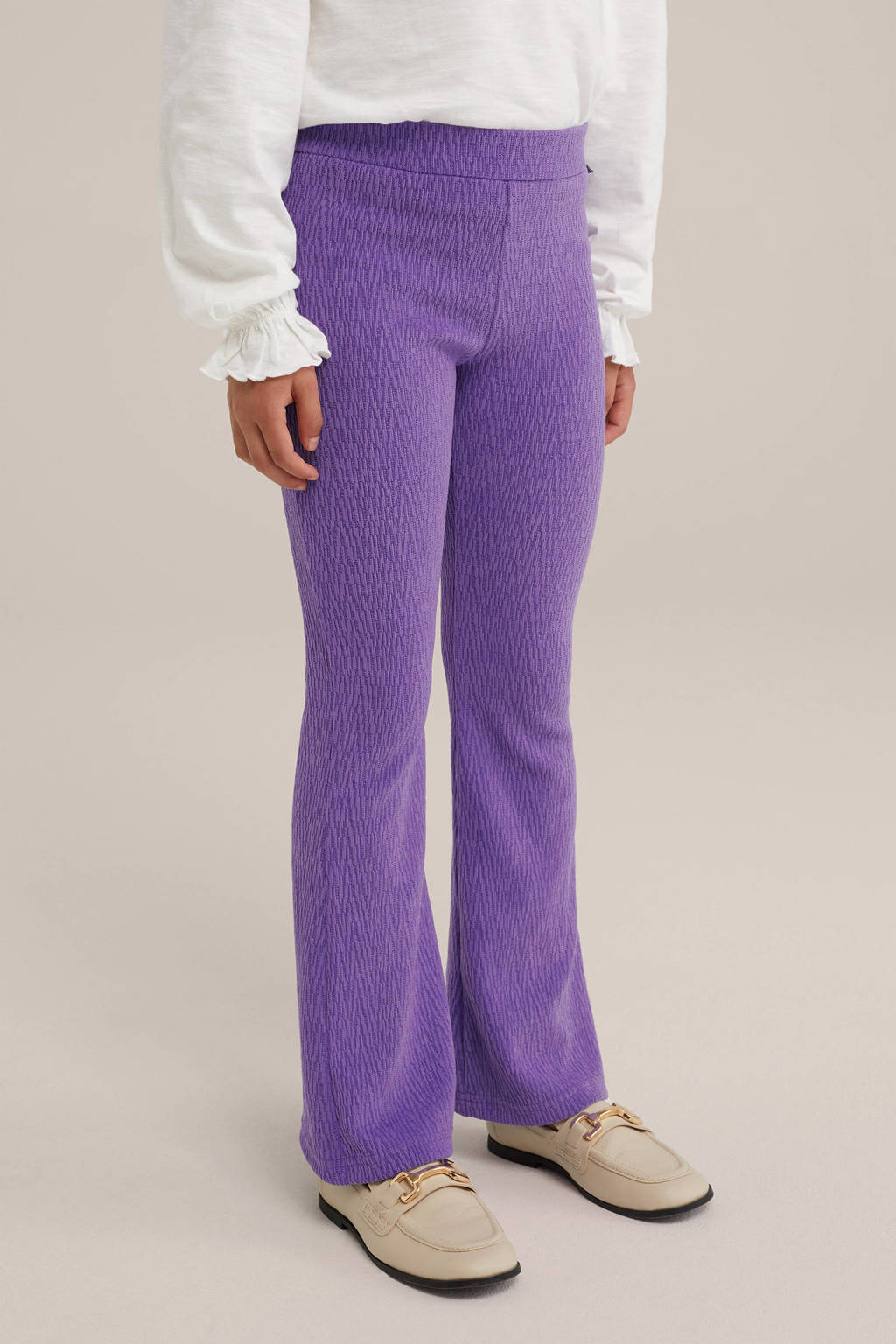 WE Fashion broek paars