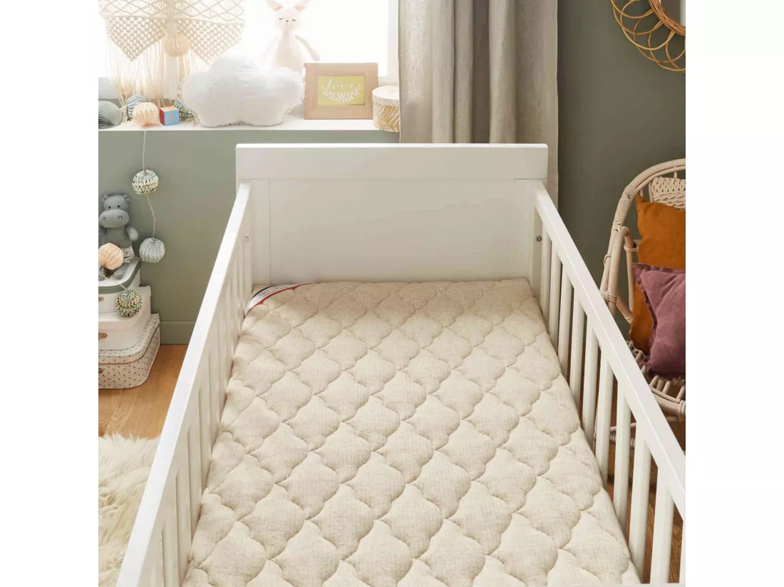 Matelas bébé déhoussable et réversible coco + latex 70x140