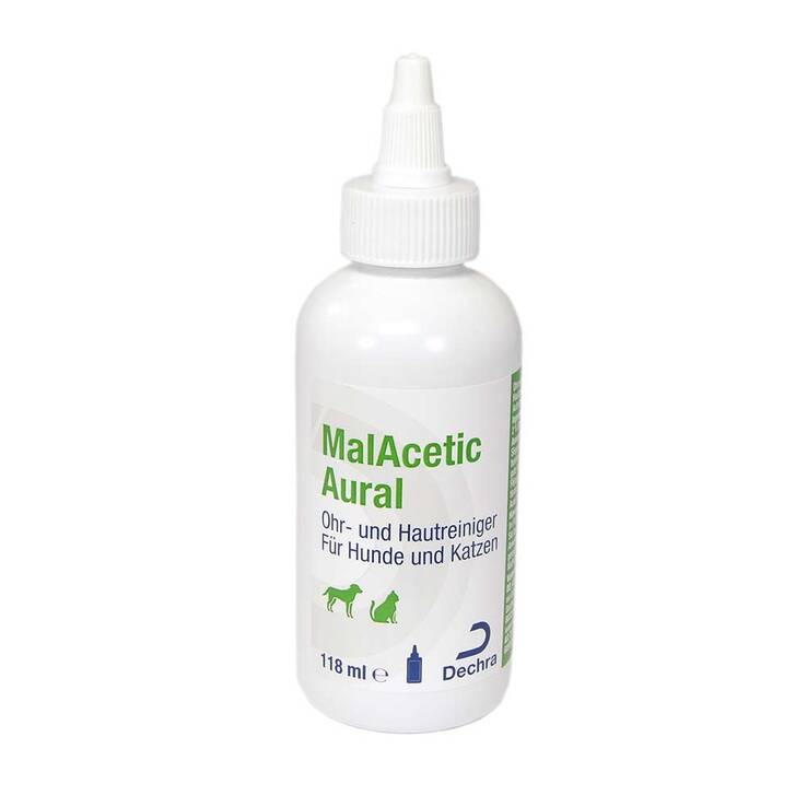 Malacetic Aural Ohrreiniger für Hunde / Katzen, 118 ml