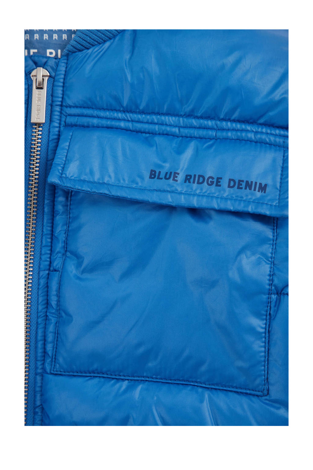 WE Fashion gewatteerde winterjas blauw