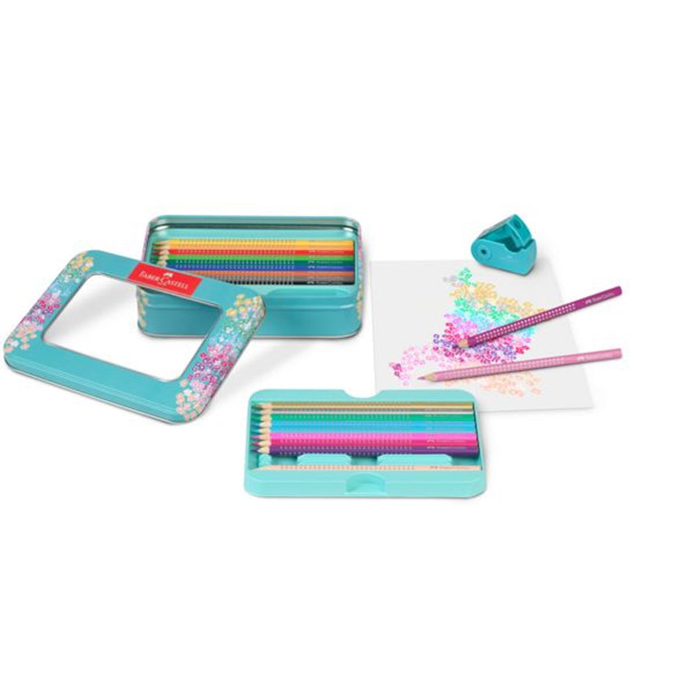Køb Faber Castell Grip Sparkle 20 Farveblyanter