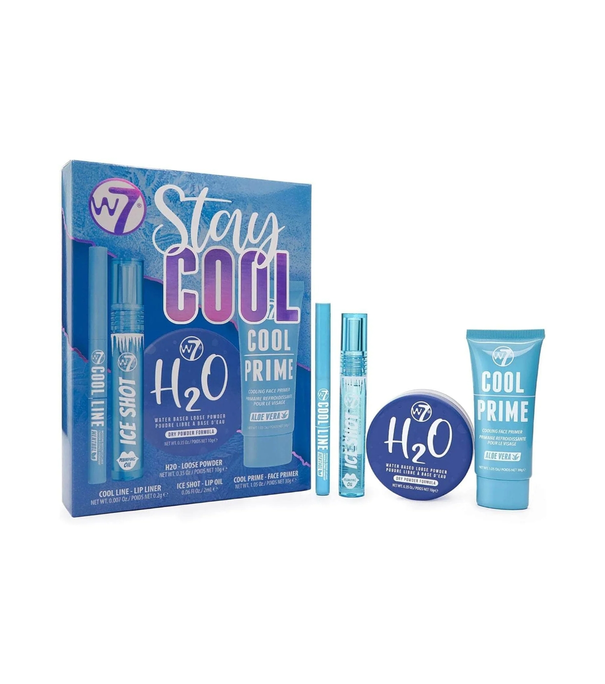 W7 - Conjunto de rosto Stay Cool