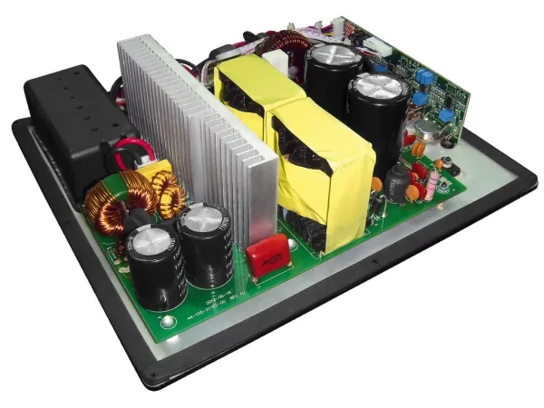 Monacor SAM-500D, 500 W, Aktiv subwoofer, 20 - 200 Hz, 700 W, 22000 ohm (O), Sort