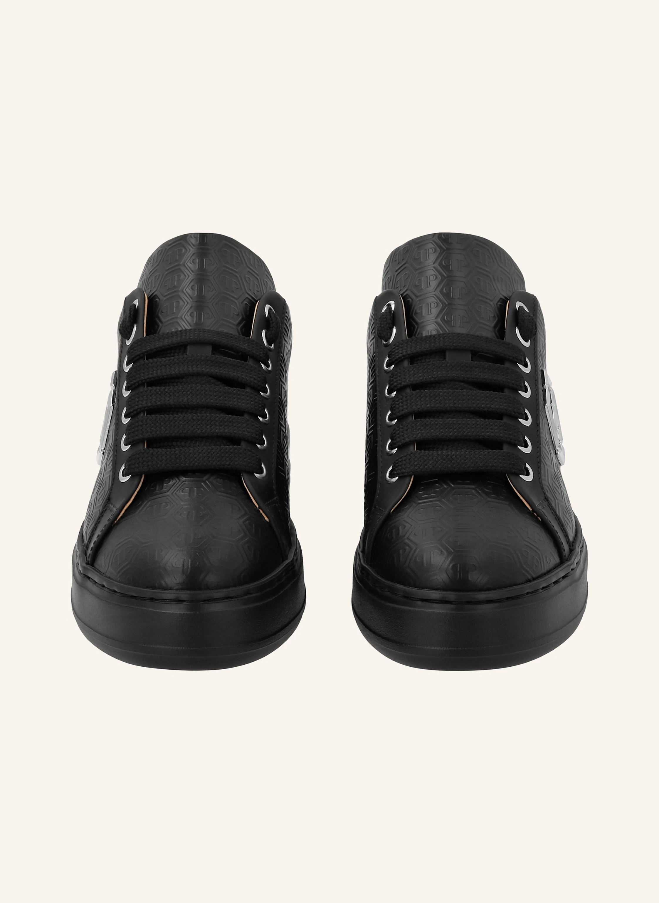 PHILIPP PLEIN Leder Sneaker MONOGRAM