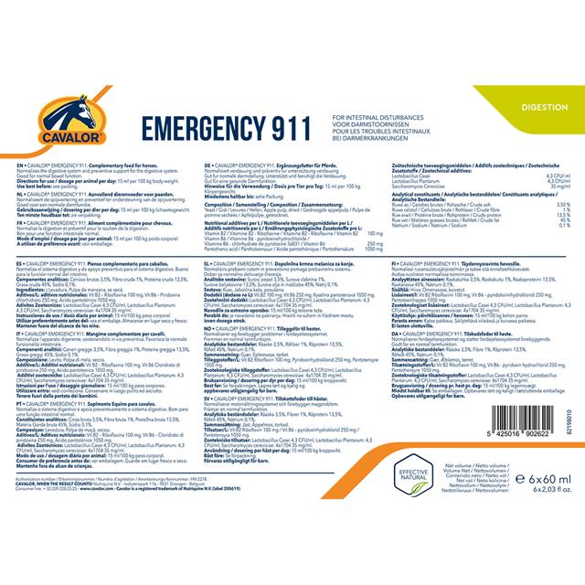 Cavalor Emergency 911 6-Pack