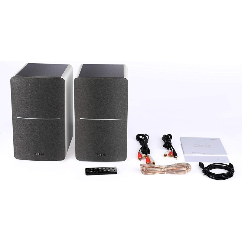 Enceinte connectée Hifi Edifier R1280DB Blanc/Argent vendues par paire
