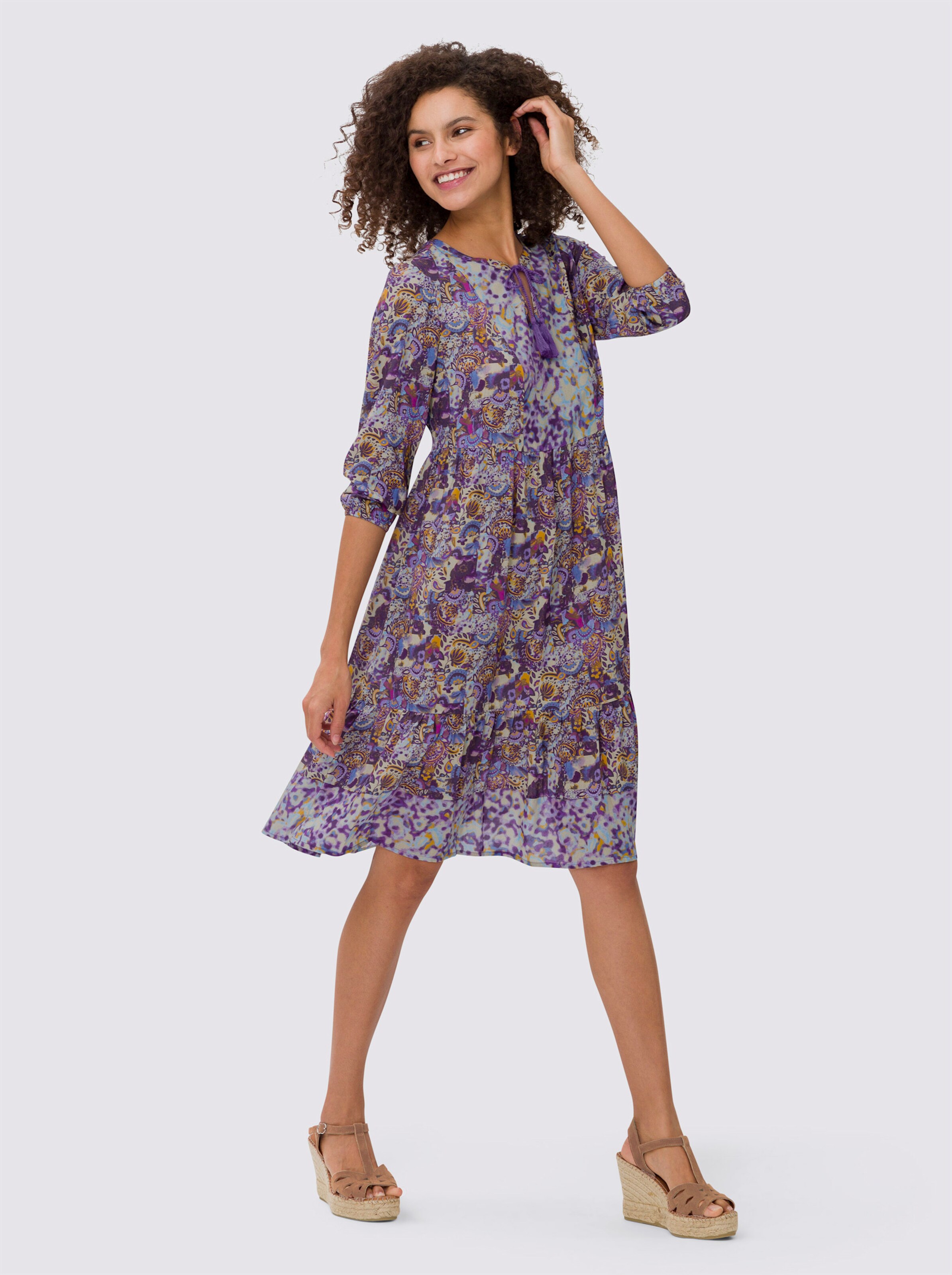 Druck-Kleid