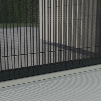 Livn opbouwkader wit 130x260 cm