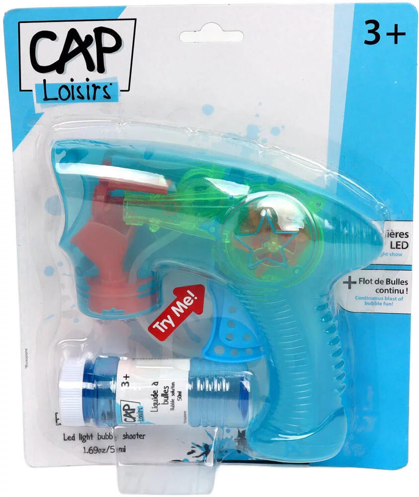 PISTOLET A BULLES LUMINEUX