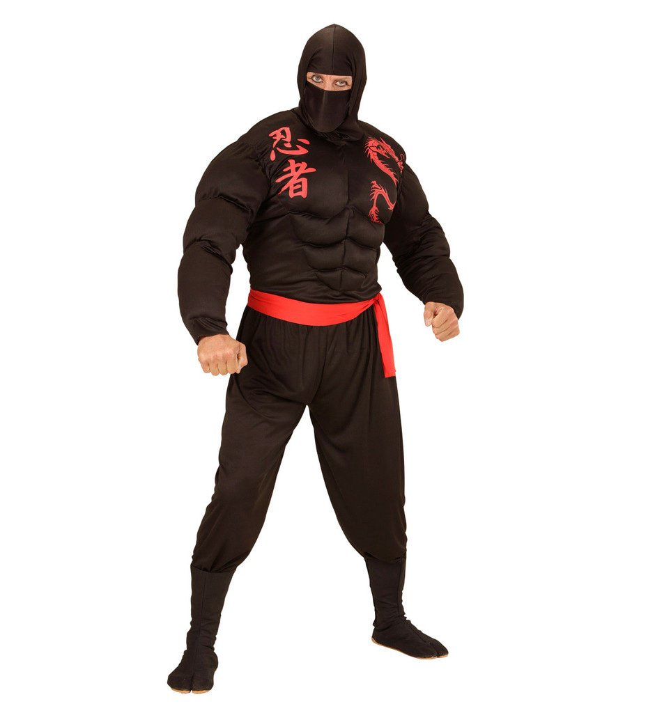 Ninja Pak Zwart Rood Heren
