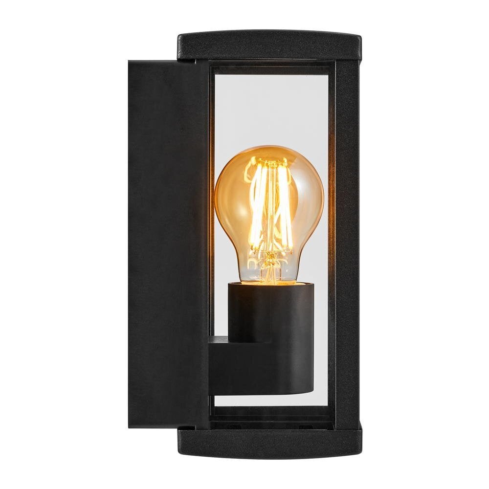 Luchy wandlamp in zwart E27 IP44