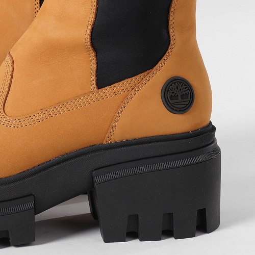 Boots Femme Everleigh Chelsea A5YF4 Wheat Nubuck