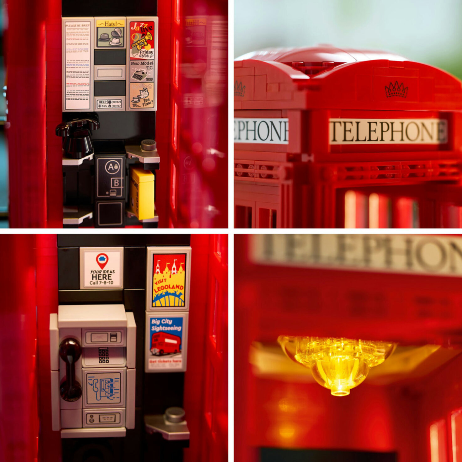 LEGO® Ideas 21347 Rote Londoner Telefonzelle
