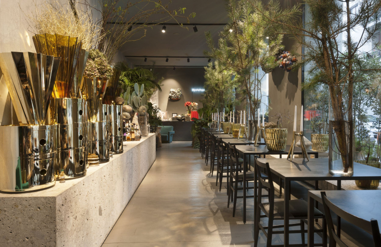 Kartell Componibili kast nachtkast metallic (2 comp.) Ø32 chroom