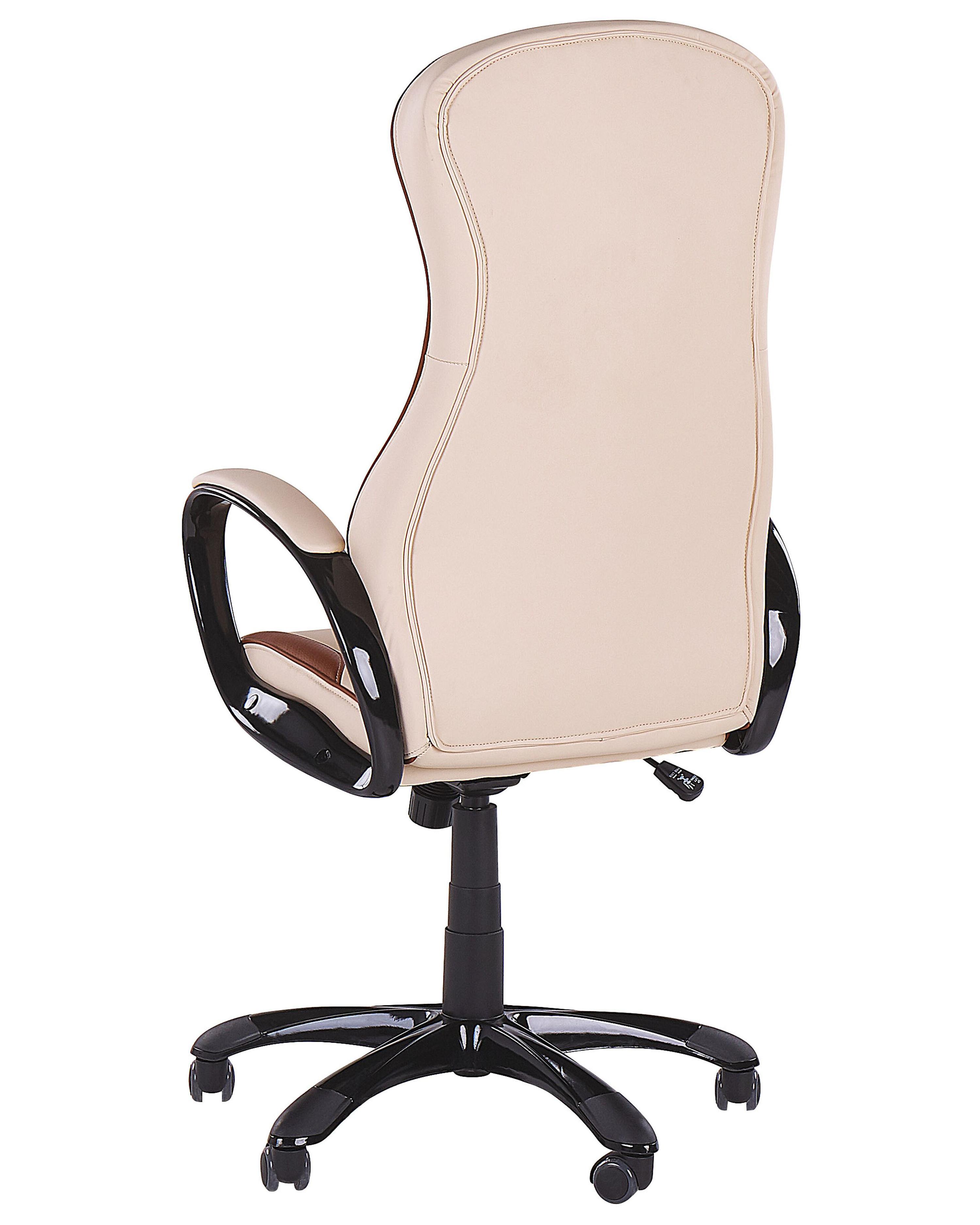 Directeursstoel FELICITY Kunstleer Beige