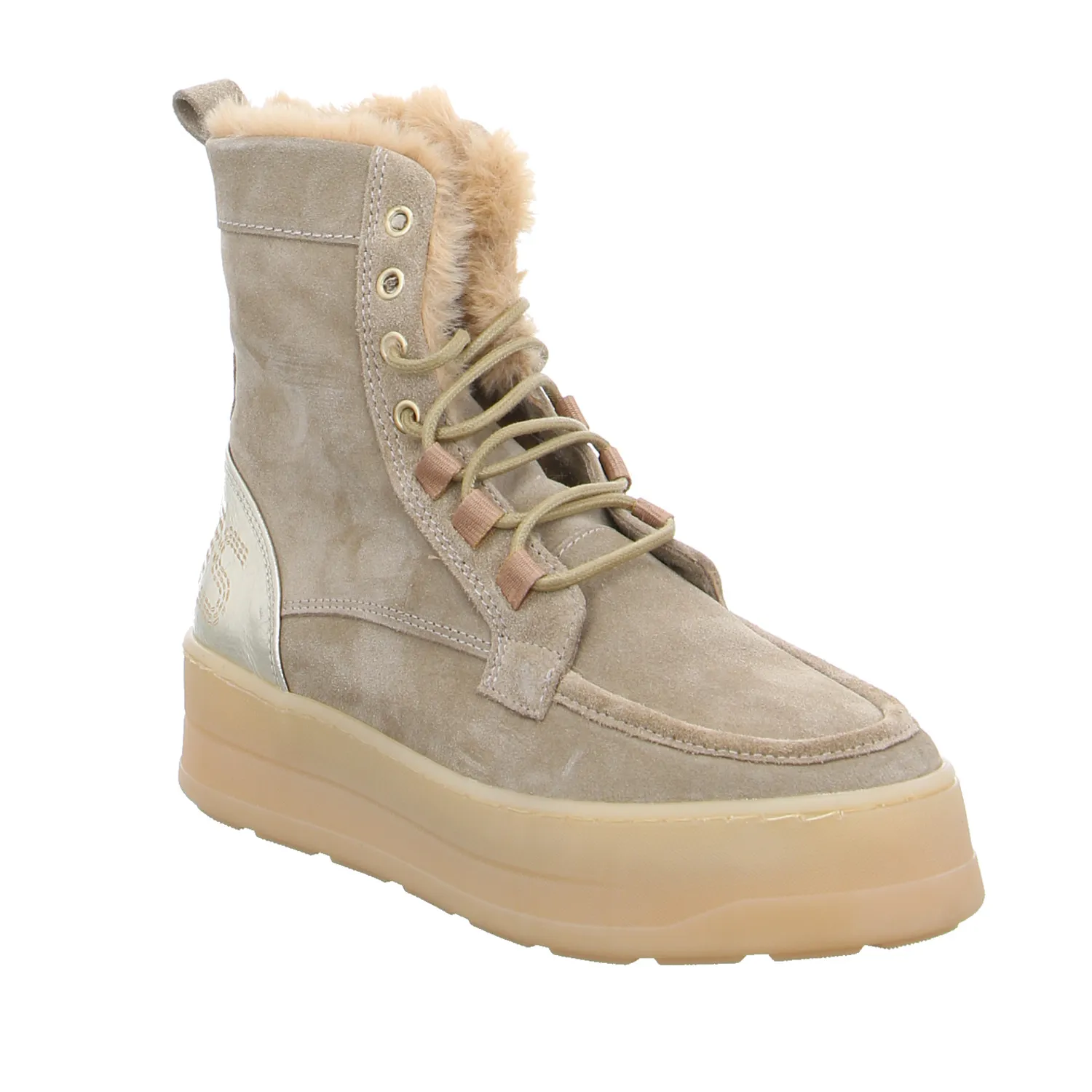 MJUS Boot Beige Leder
