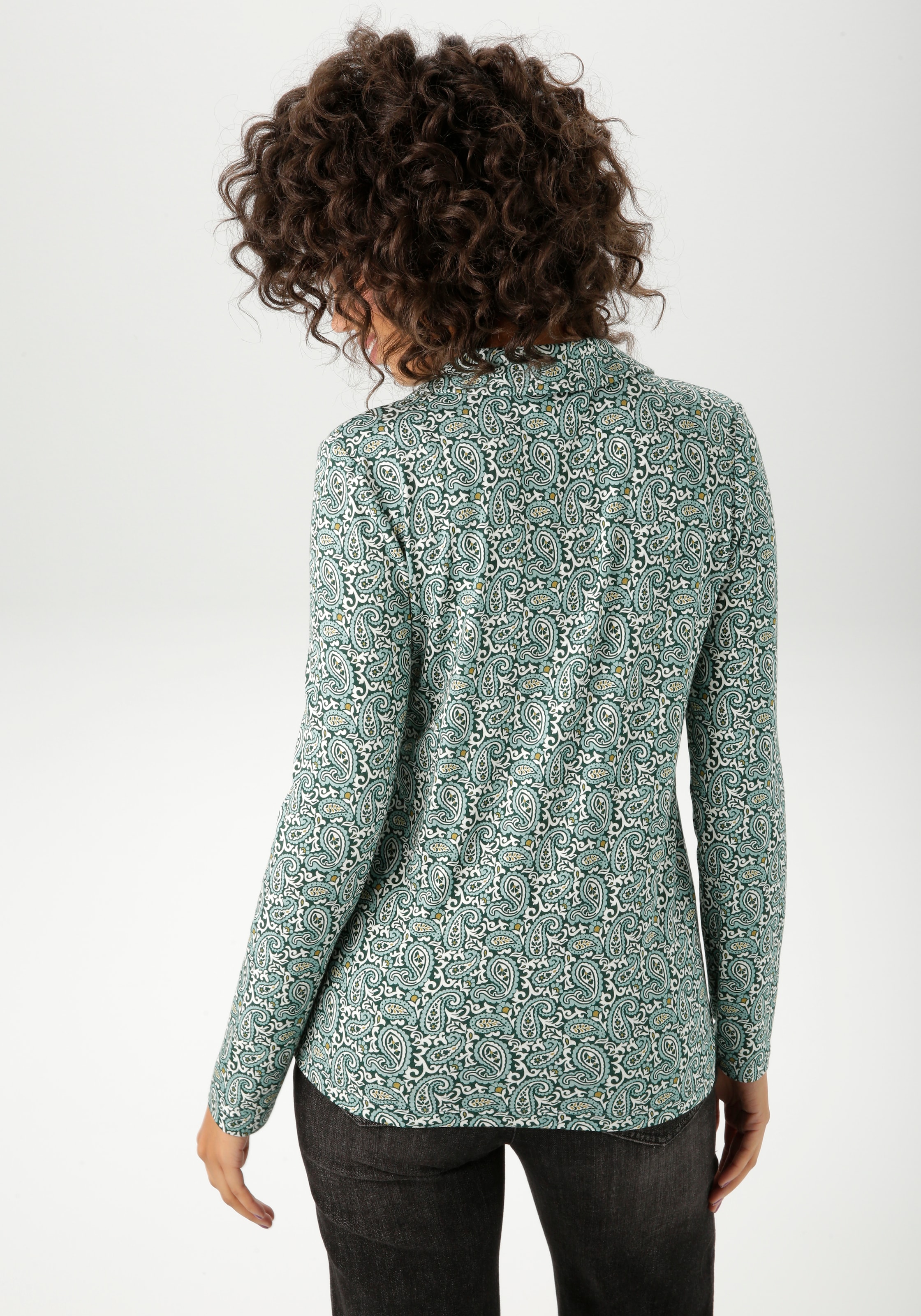 Aniston CASUAL Shirtbluse , mit farbharmonischem Paisley-Muster - NEUE KOLLEKTION
