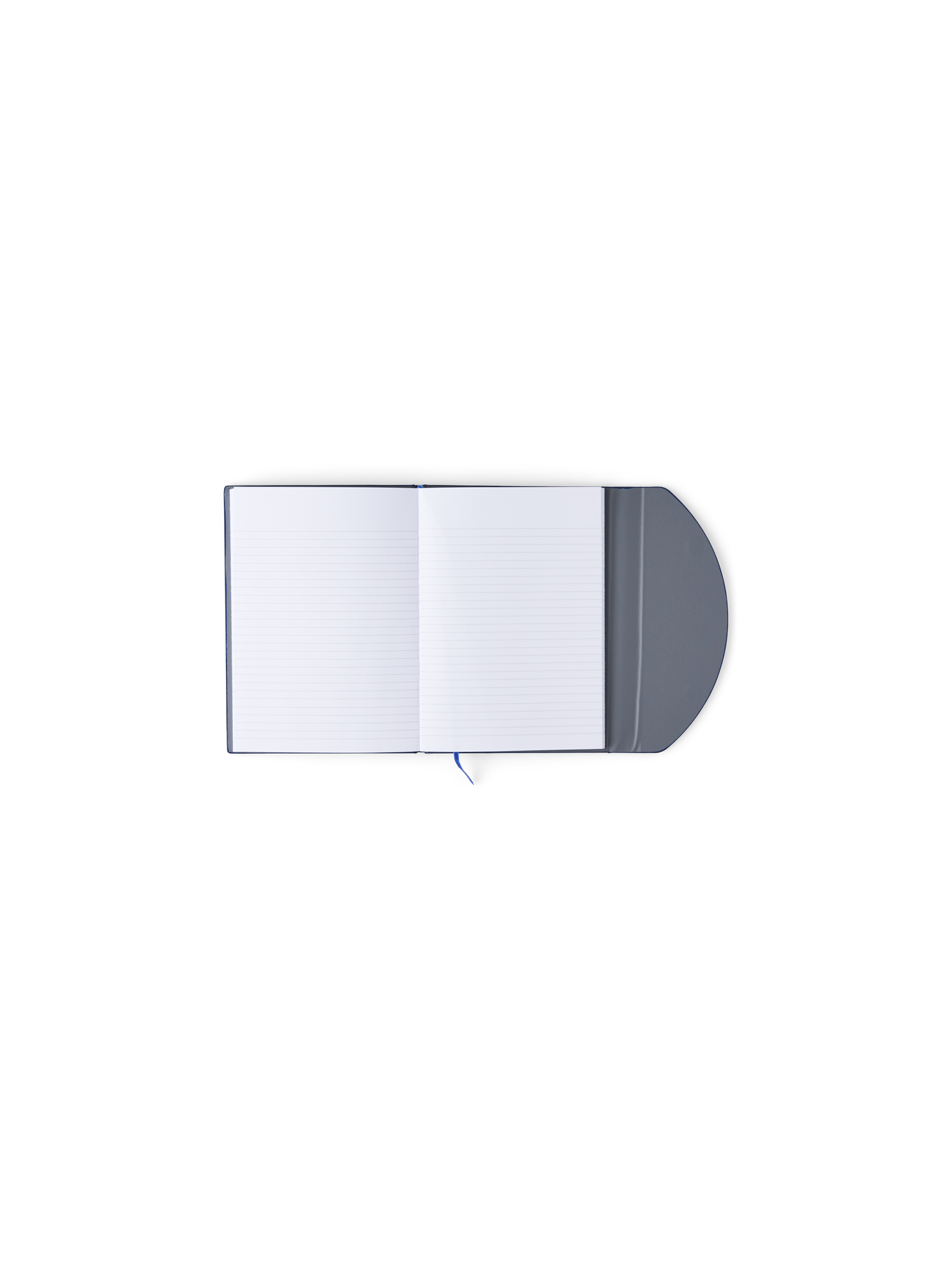 Notesbog med linjeret papir 15,3 x 20,4 | Papir/PU. 15,3 x 20,4 cm. Softcover. 160 sider. | Silver