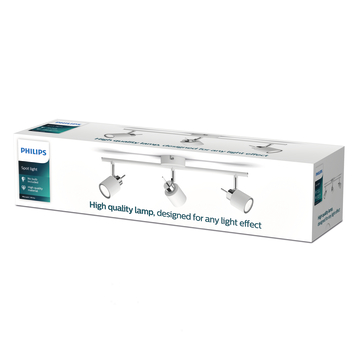 Philips triospot Meranti wit
