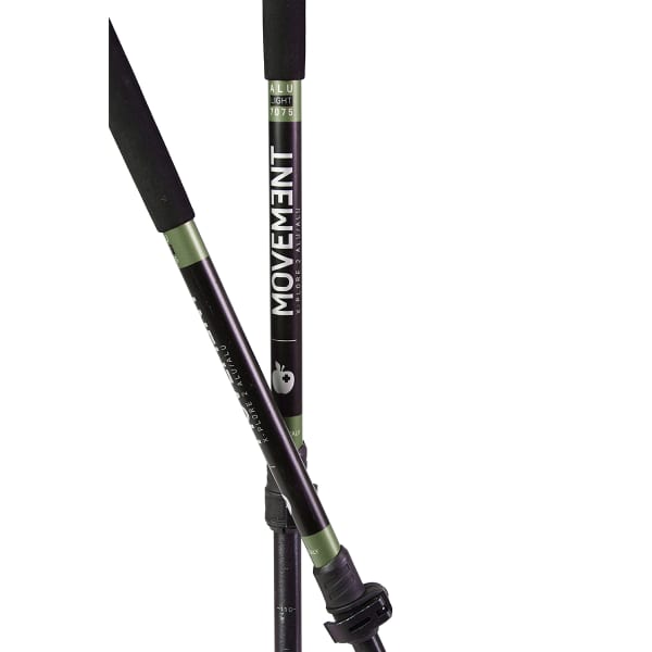 Bâton ski de randonnée MOVEMENT X-PLORE 2 ALU BLACK/OLIVE