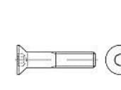 TOOLCRAFT 148412 Undersænkede skruer M4 30 mm Indvendig sekskant Stål 500 stk