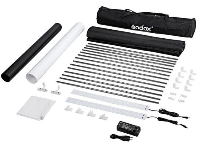 Godox Aufnahmebox LSD60 Tragbares LED-Ministudio Tragbares LED-Fotostudiozelt mit hoher Farbtreü