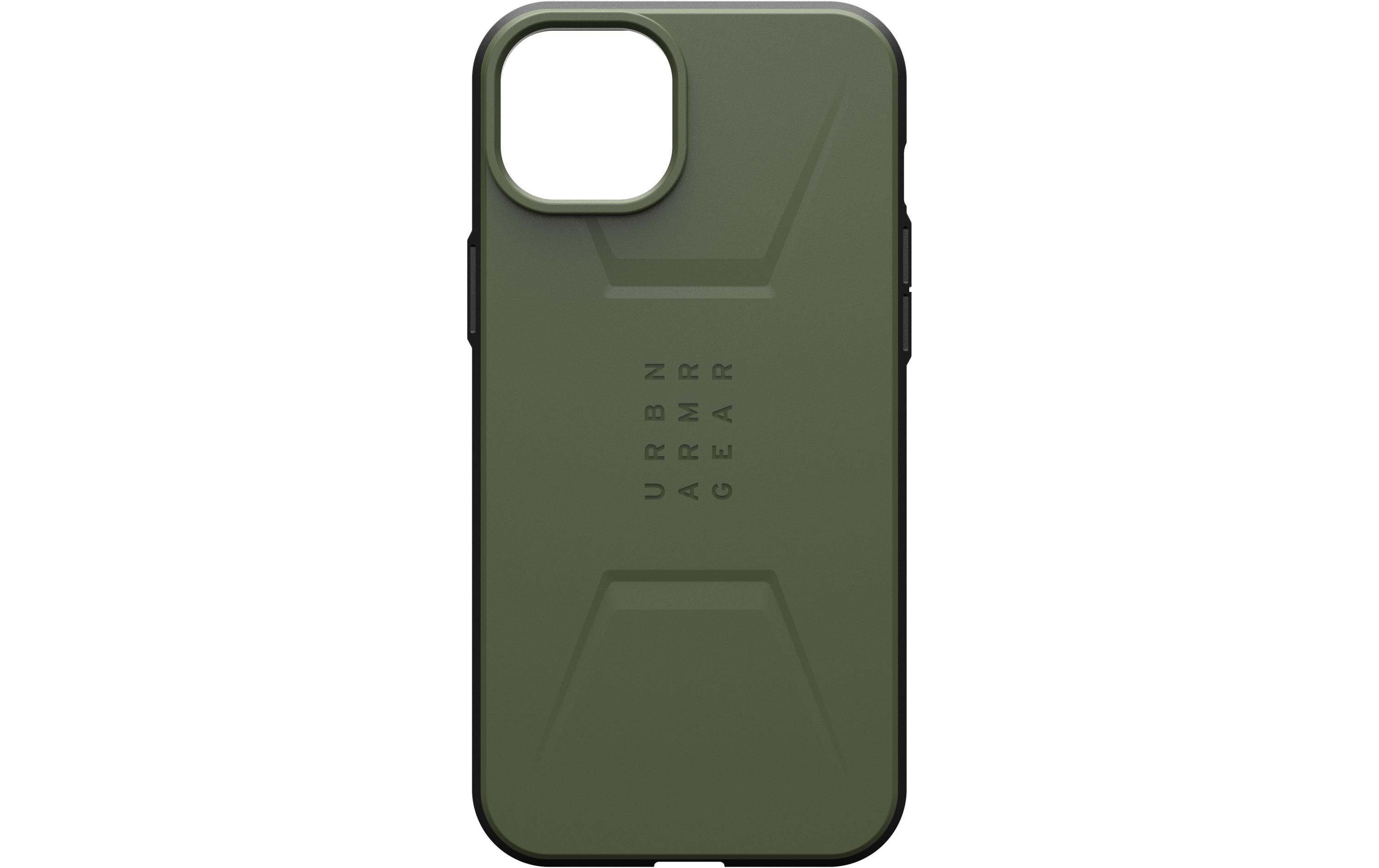 Back Cover Civilian Case iPhone 15 Plus OliveSchutzhülle für das Apple iPhone 15 Plus
