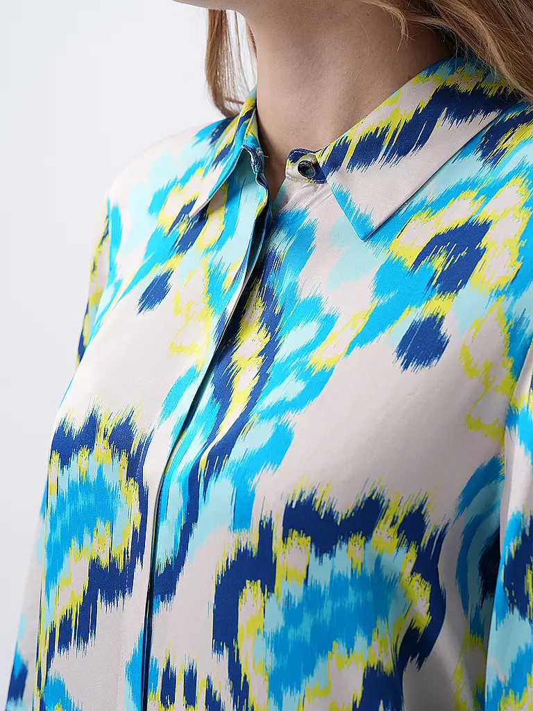 COMMA Midikleid blau