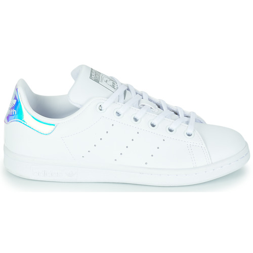 adidas Originals - STAN SMITH J ECO-RESPONSABLE - Blanc / Iridescent