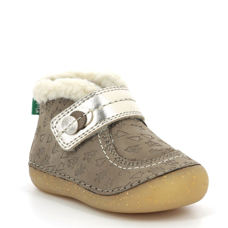 Kickers Kickers So Schuss Fourrées Taupe