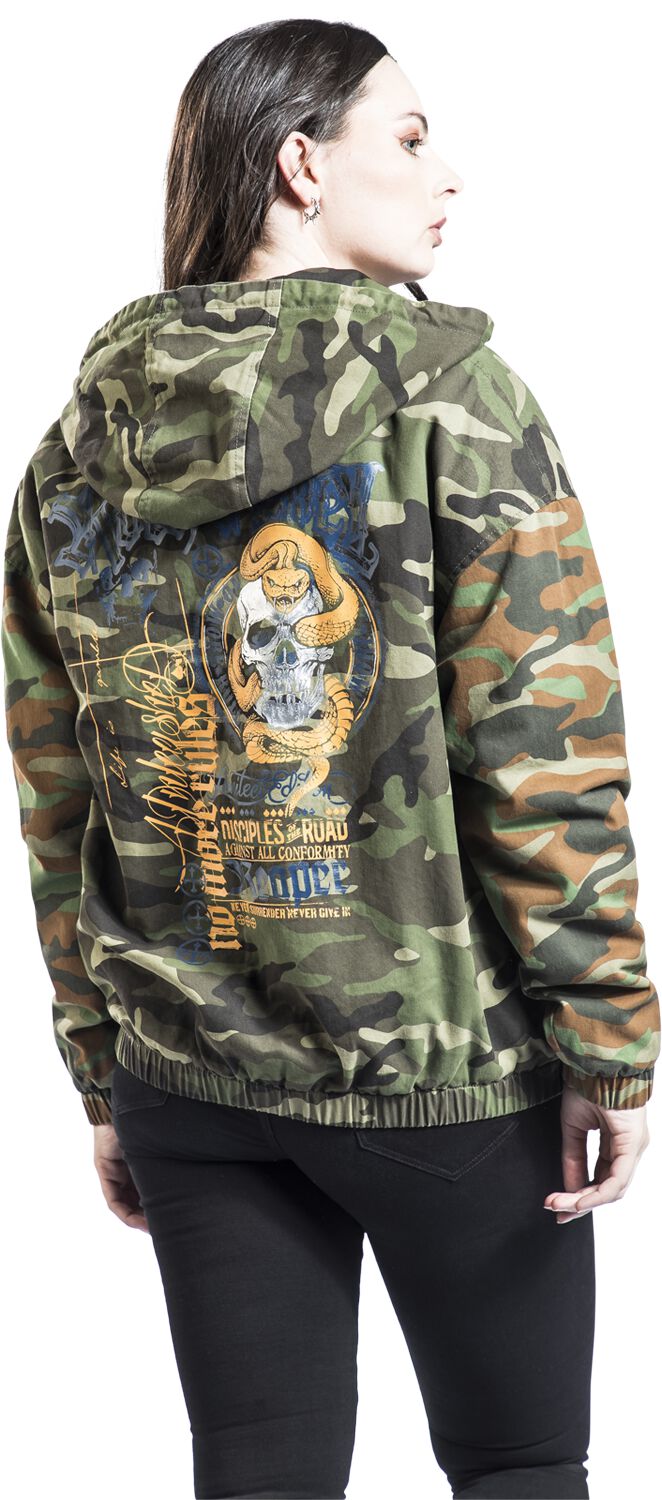 Veste Camouflage | Rock Rebel by EMP Veste mi-saison