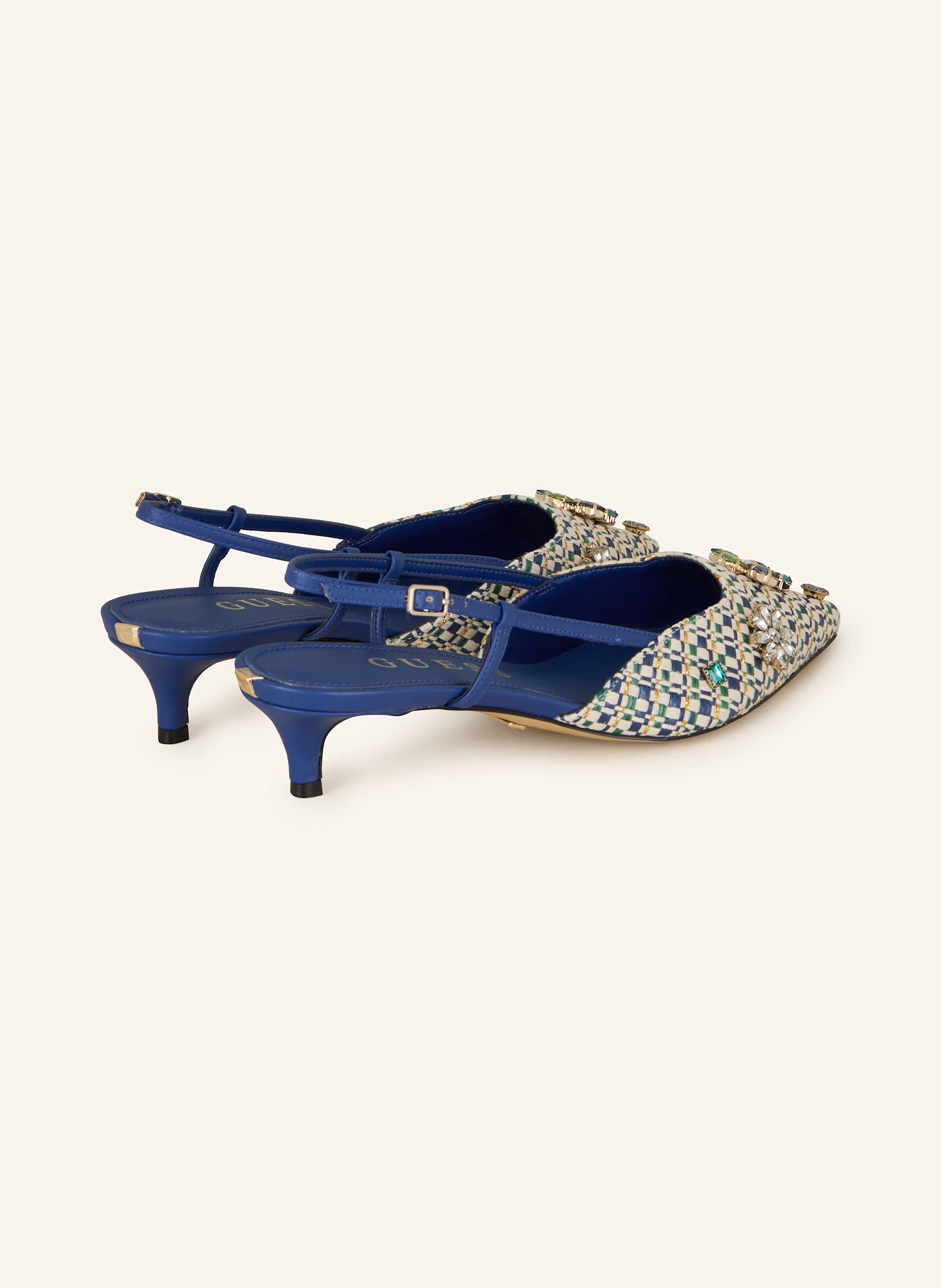 GUESS Slingpumps JESSENY mit Schmucksteinen