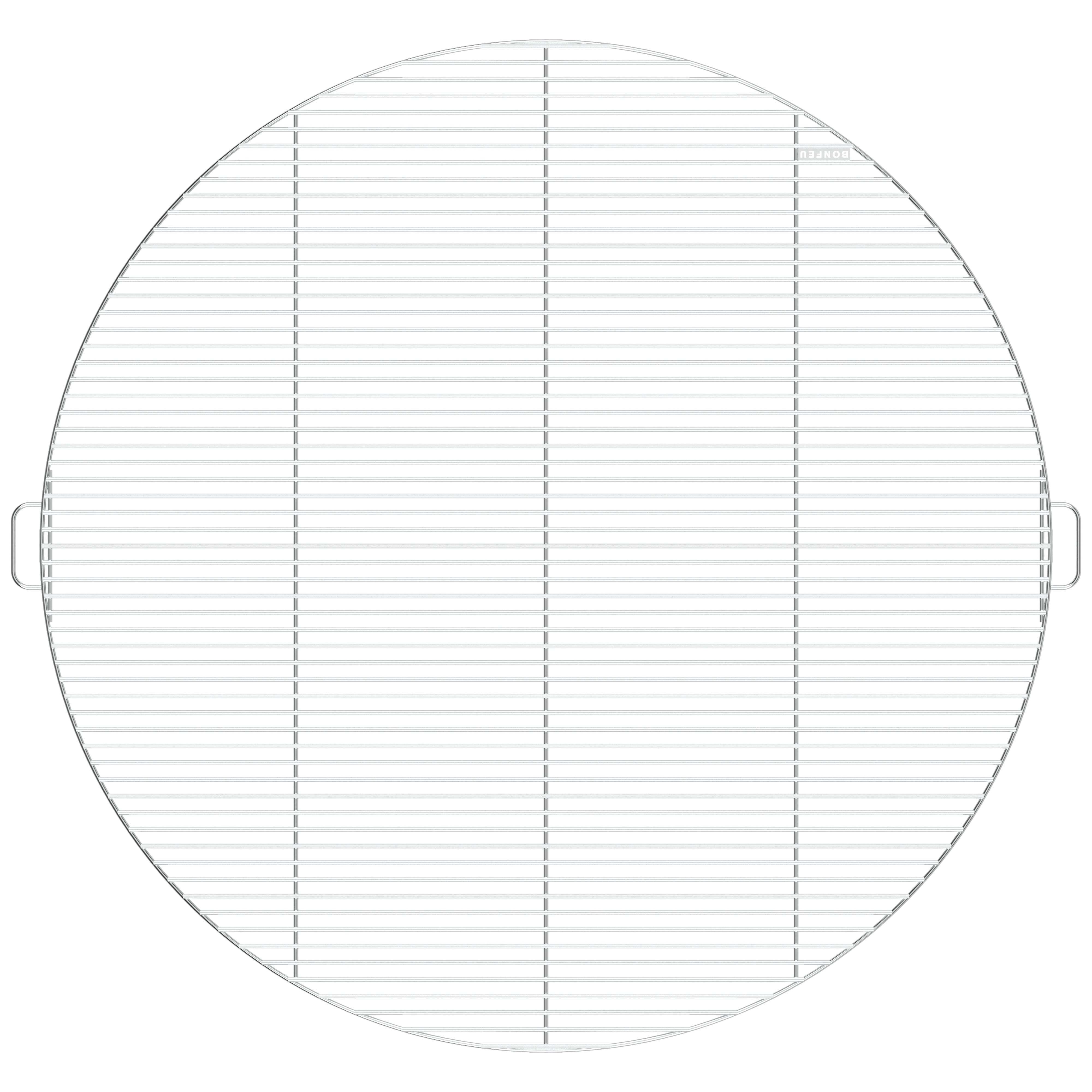 BonFeu - Grillrooster - Rond - Staal - 120 cm - Extra large