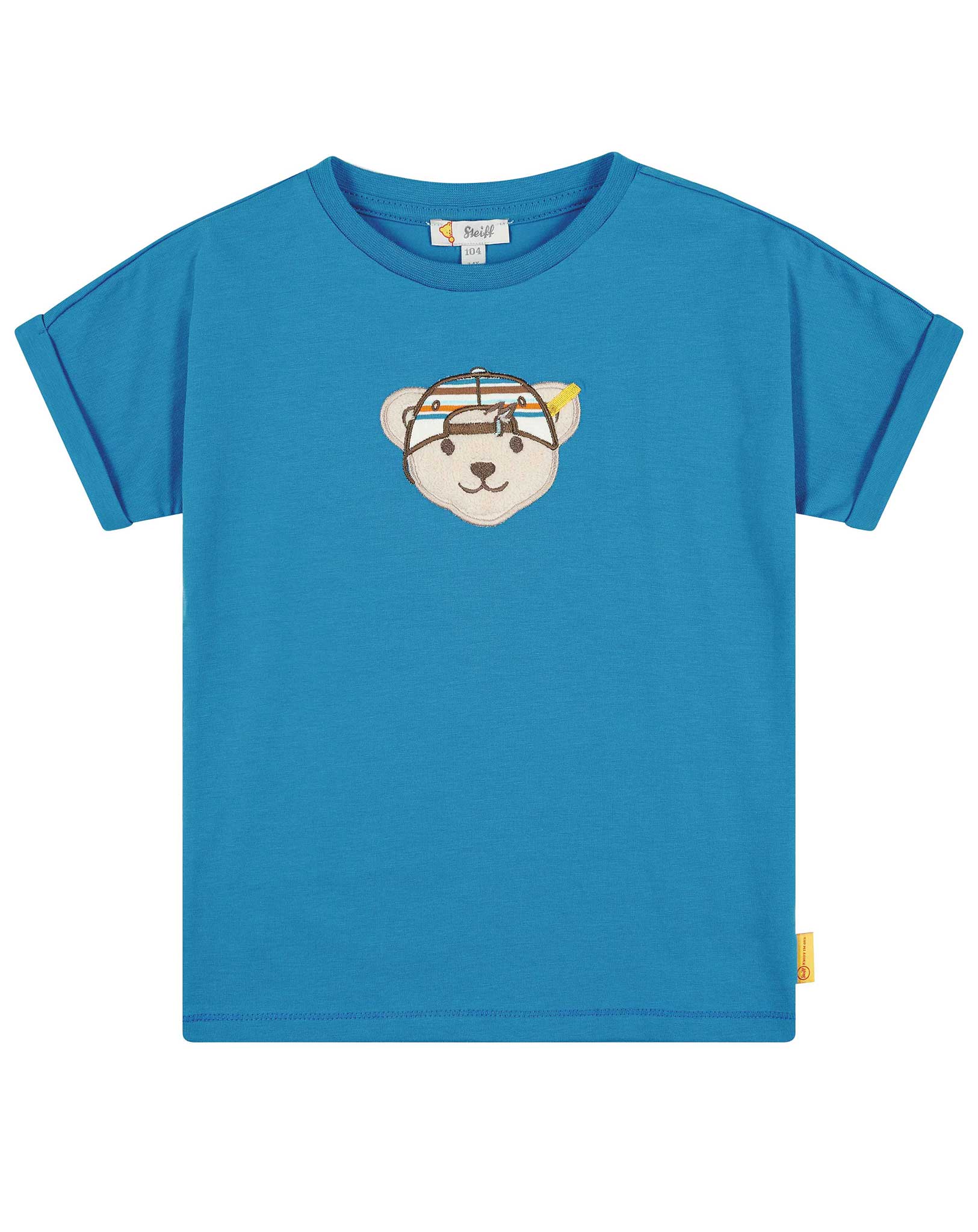 T-Shirt SURFING in mediterranian blue